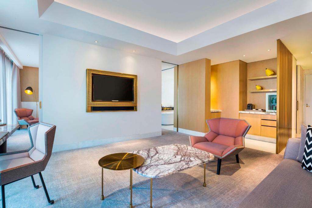 Posezení v ubytování Le Meridien Shanghai Hongqiao,Minhang