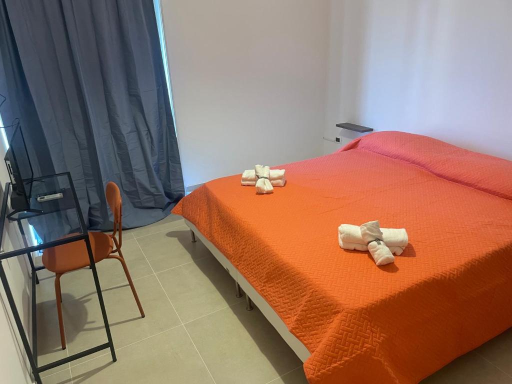 Postel nebo postele na pokoji v ubytování La Camera sul Corso