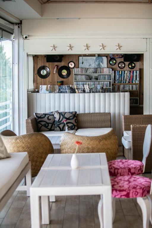 Posezení v ubytování Bora Bora Pydna Hotel