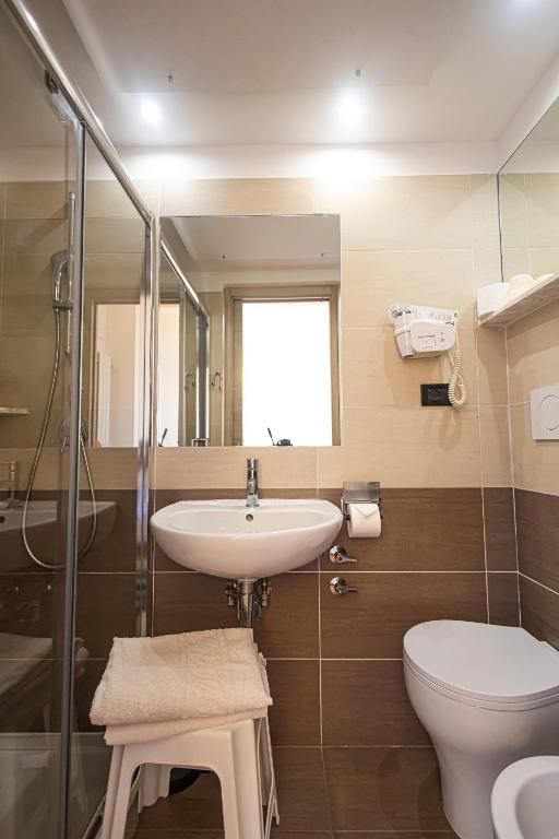 Ванная комната в Hotel Esperia