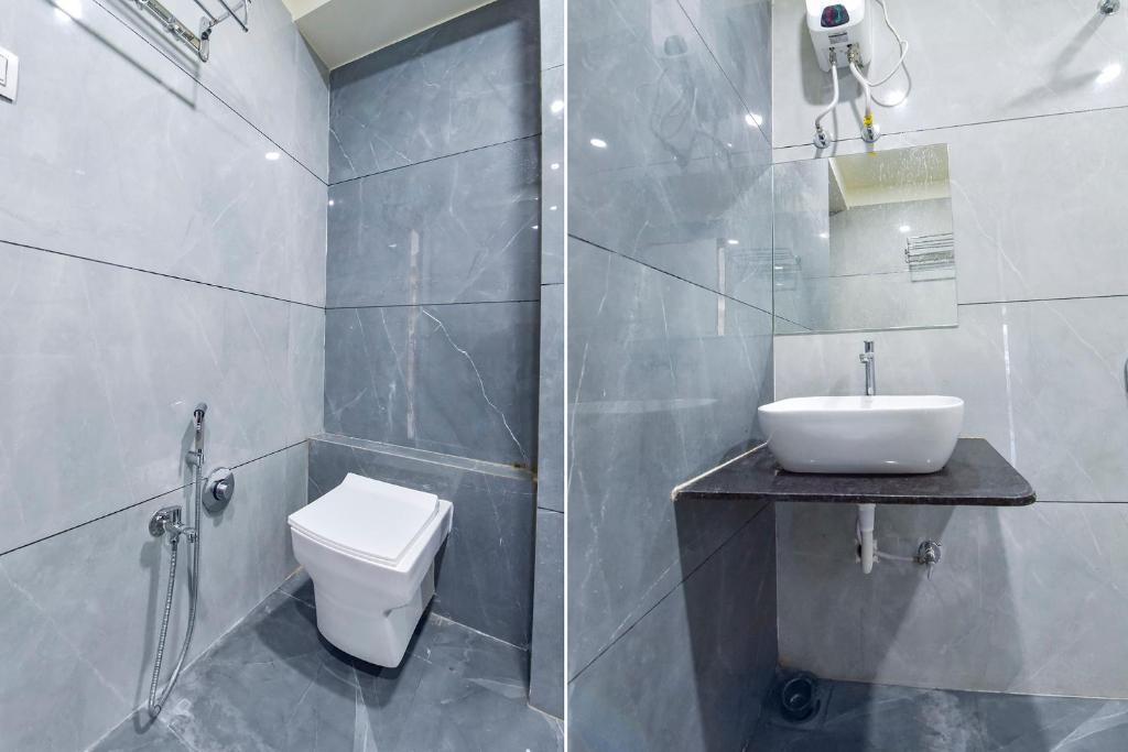 Koupelna v ubytování FabHotel Bliss