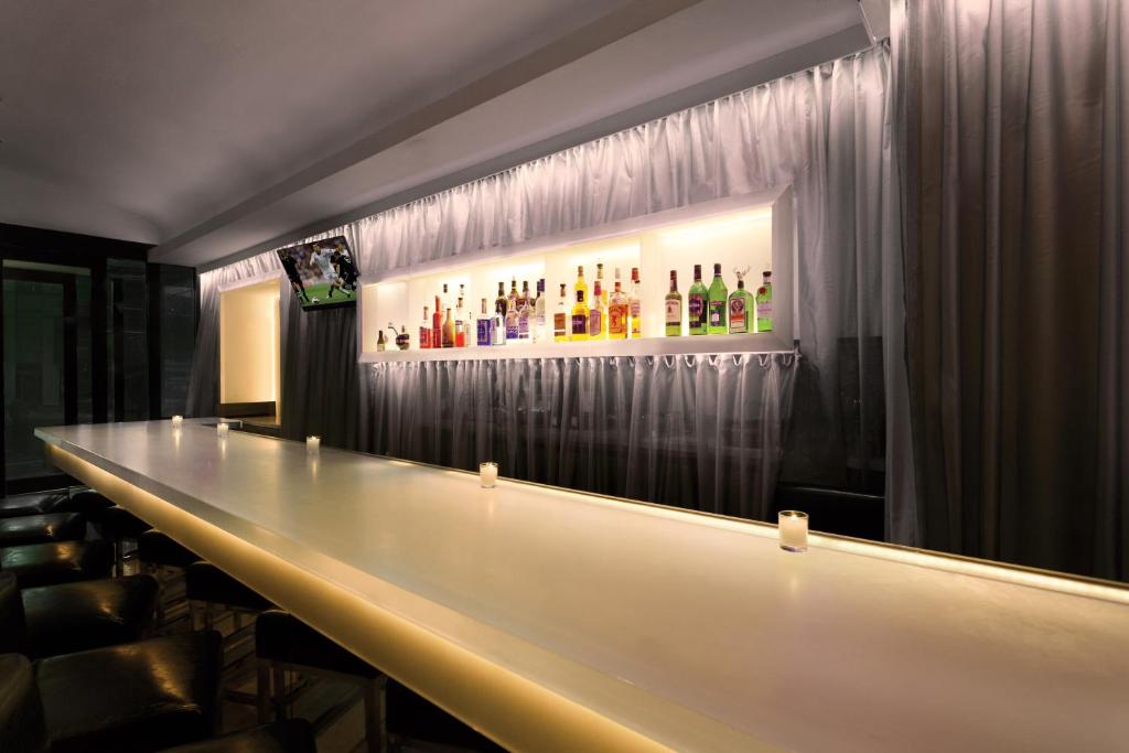 Lounge nebo bar v ubytování The Gallivant Times Square