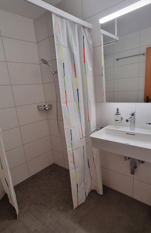 Koupelna v ubytování Ruheort