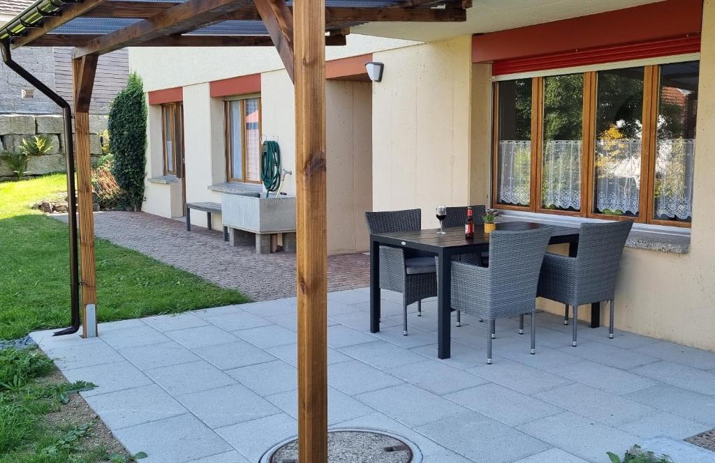 Patio nebo venkovní prostory v ubytování Ruheort