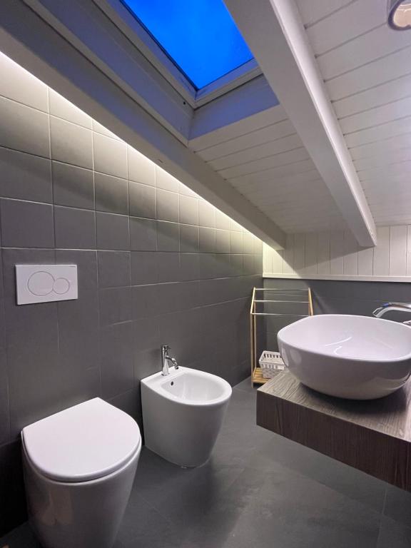 Łazienka w obiekcie Hotel Veduta dell'Adamello