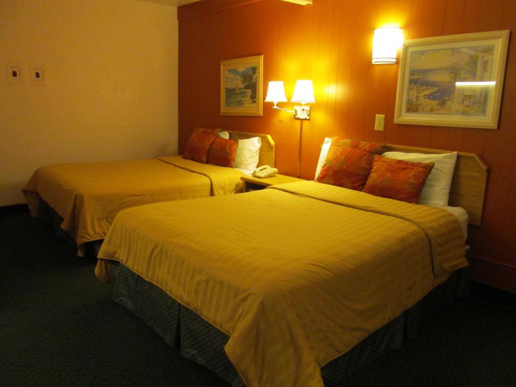 Postel nebo postele na pokoji v ubytování Townhouse Motel