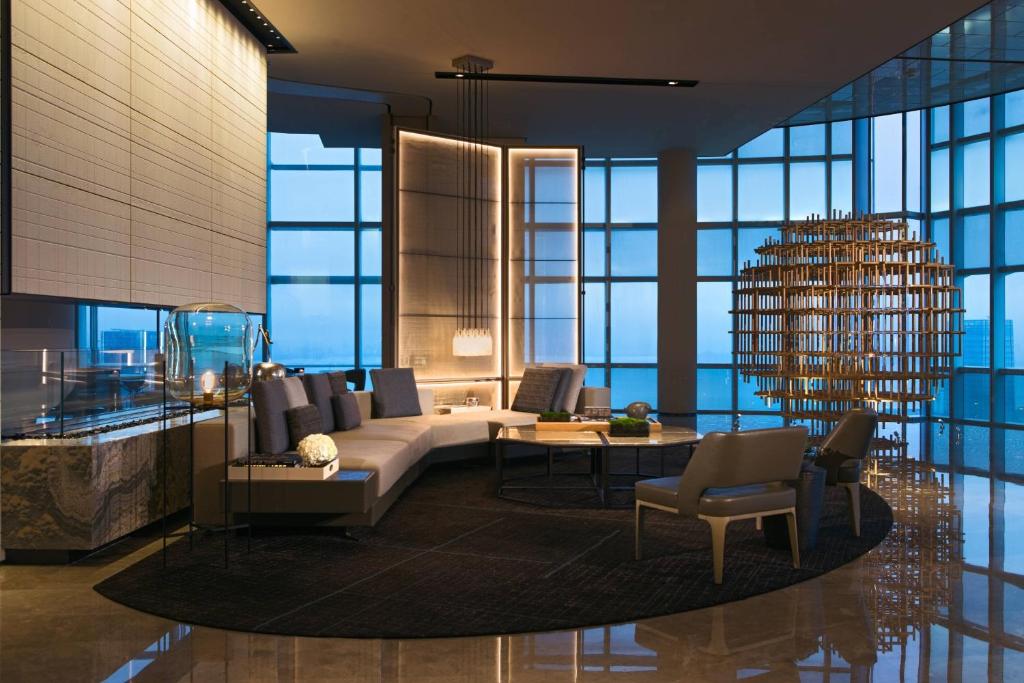 Posezení v ubytování Shenzhen Marriott Hotel Nanshan