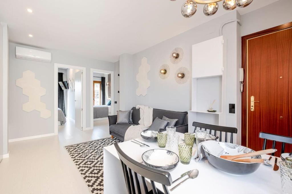 Istumisnurk majutusasutuses Stay U-nique Apartments Rambla Catalunya III