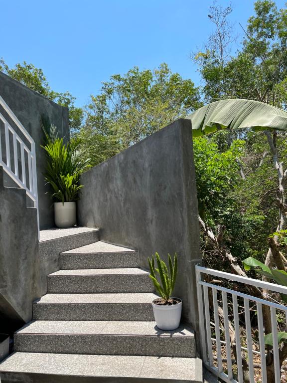 En have udenfor Foura House Bali