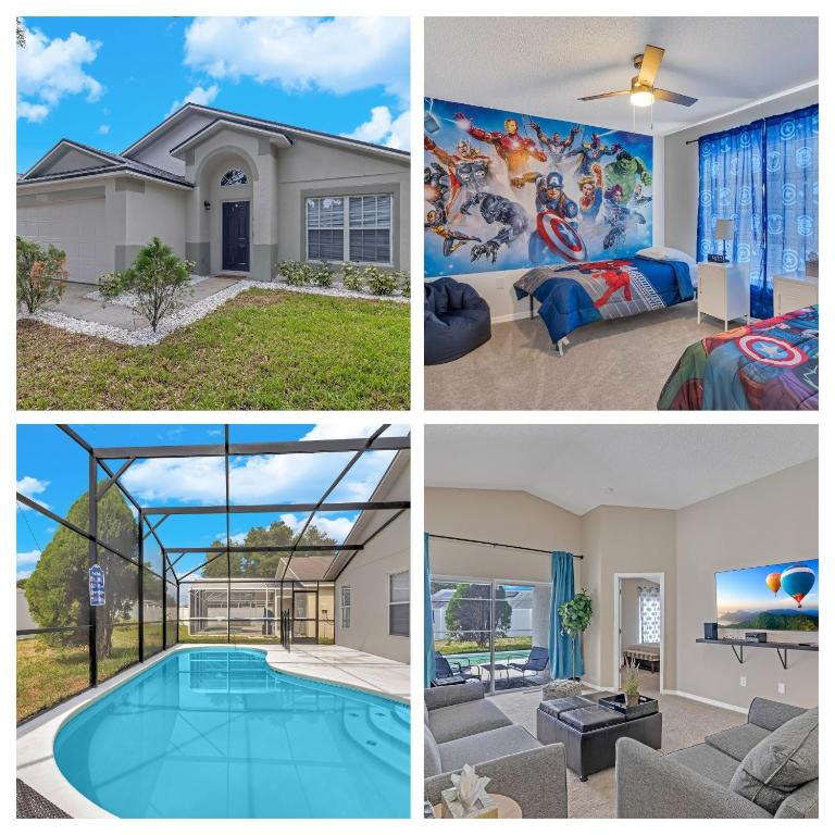 Disney Themed Home Entire House with Pool minutes from Disney main