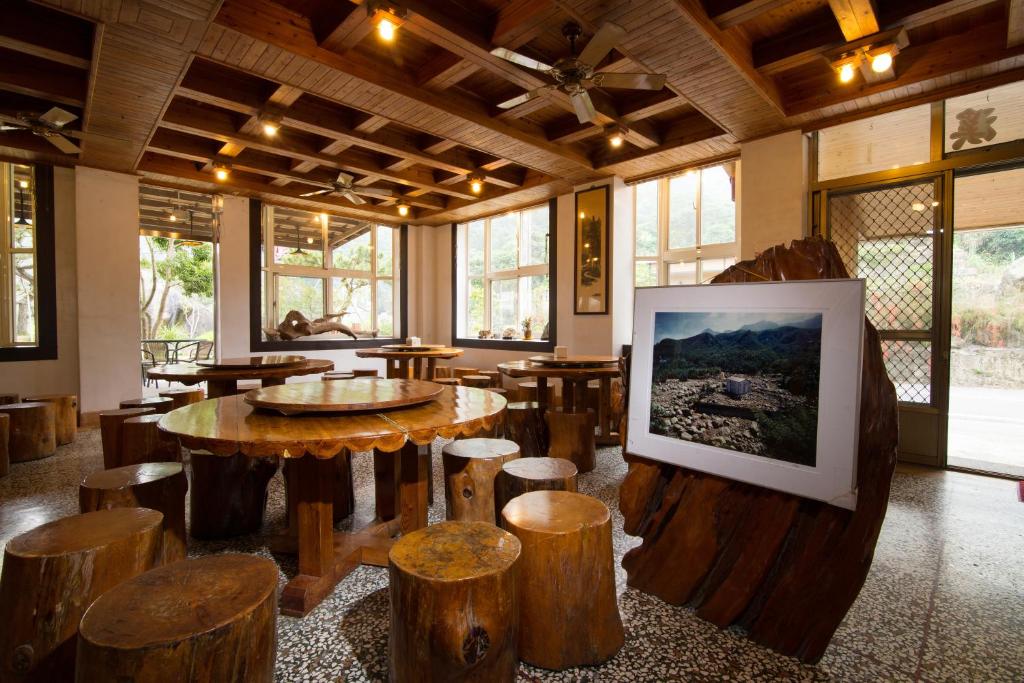 Posezení v ubytování Nantou Xitou Riverside Homestay B&B