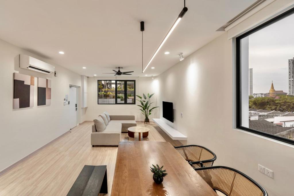 Posezení v ubytování Codrington House - Boutique Apartments