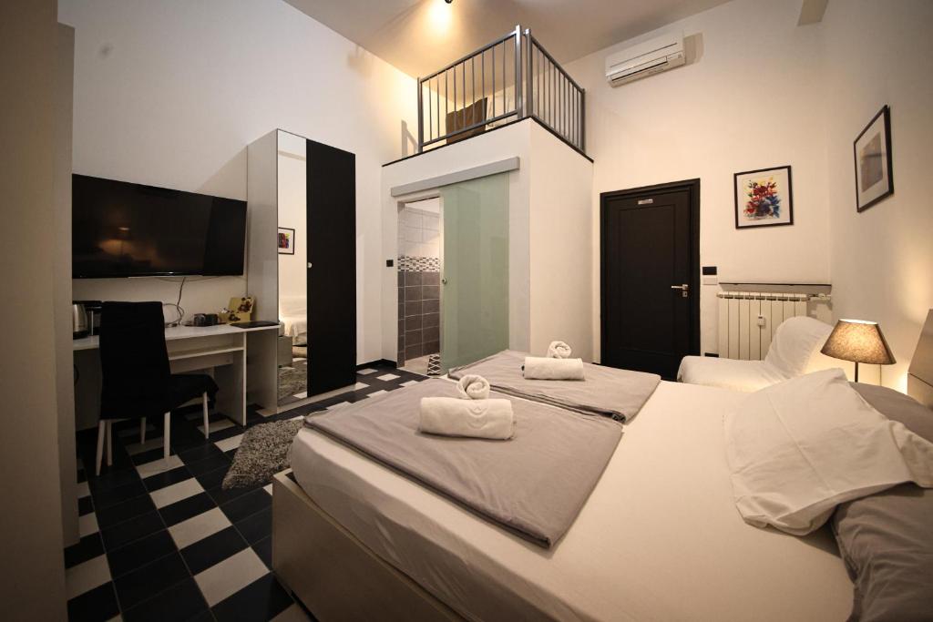 Letto o letti in una camera di Nik rooms