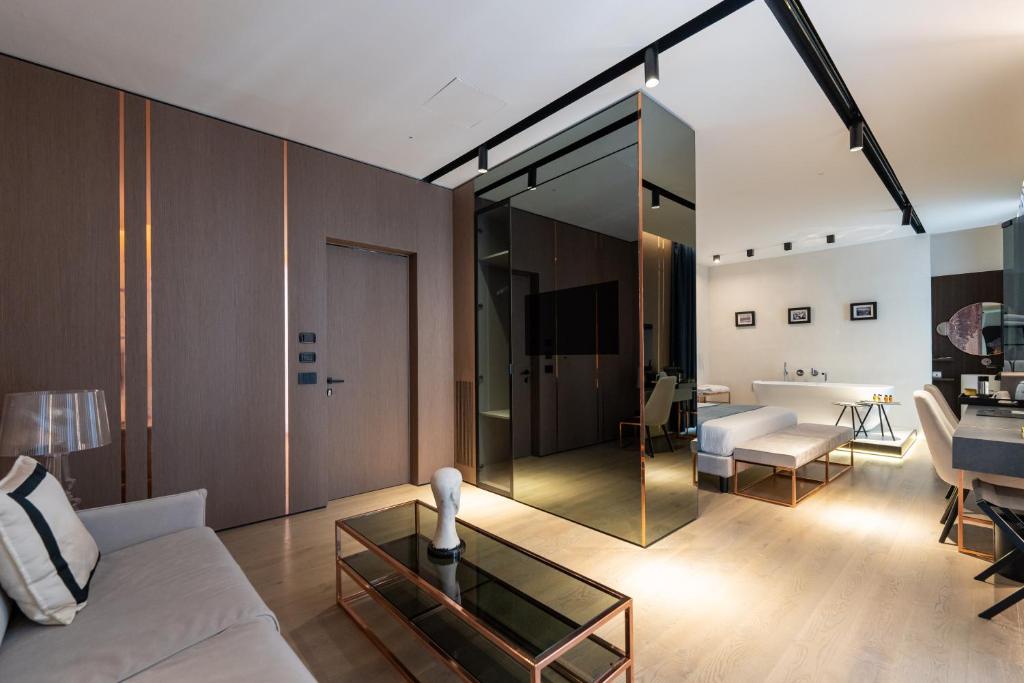 Posezení v ubytování Agra Suites