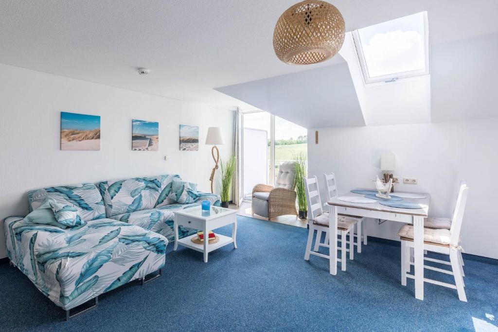 Posezení v ubytování Haus Seeblick Wohnung 20