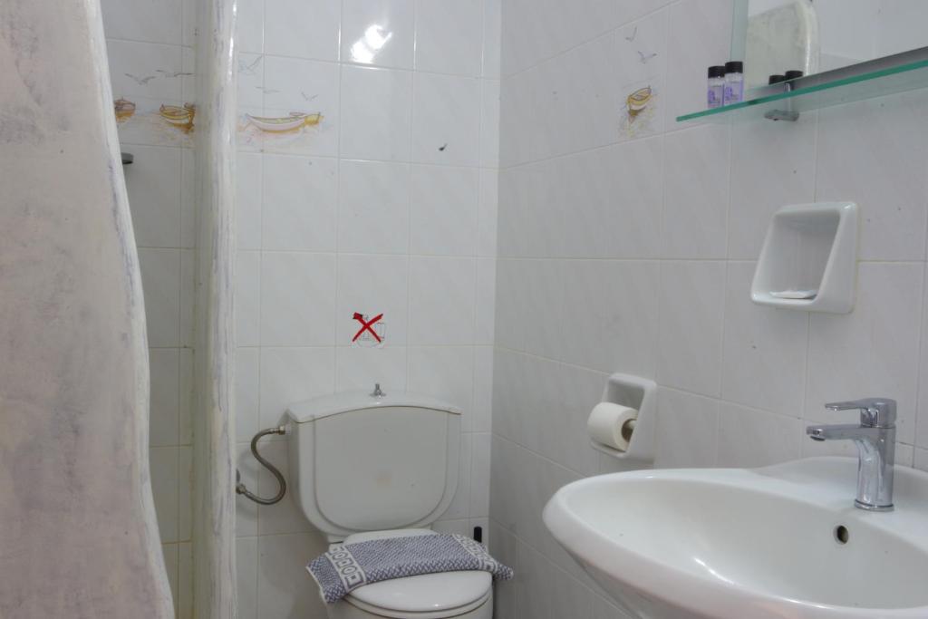 Koupelna v ubytování HOTEL MOHITERO