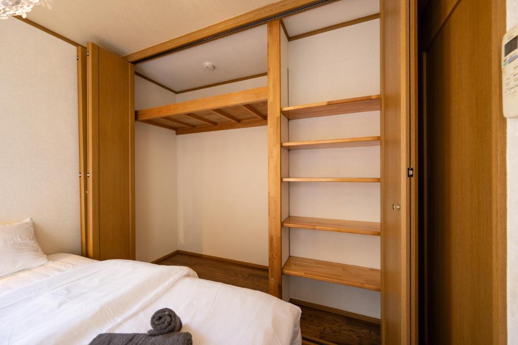 VILLA MorEにあるベッド