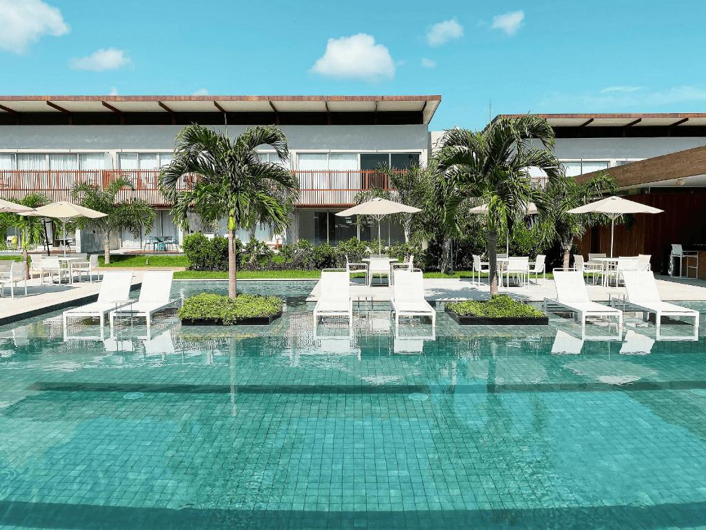 Kolam renang di atau dekat dengan Flat Île de Pipa Jardim - By Almare
