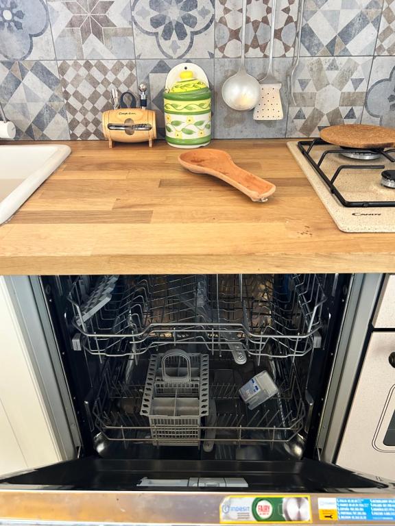 Kuchyň nebo kuchyňský kout v ubytování Antico casale Sofia
