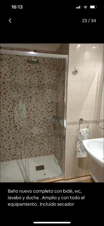 Koupelna v ubytování Apartamentos Boutique Arquera Golf I