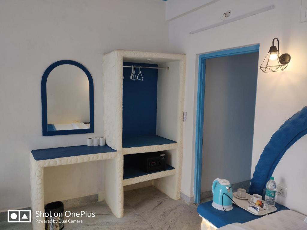 Koupelna v ubytování Makarios Boutique Hotel