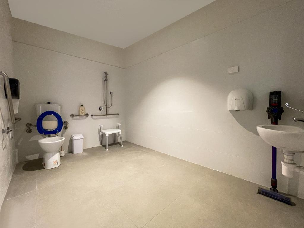 Koupelna v ubytování Airone Capsule Hotel