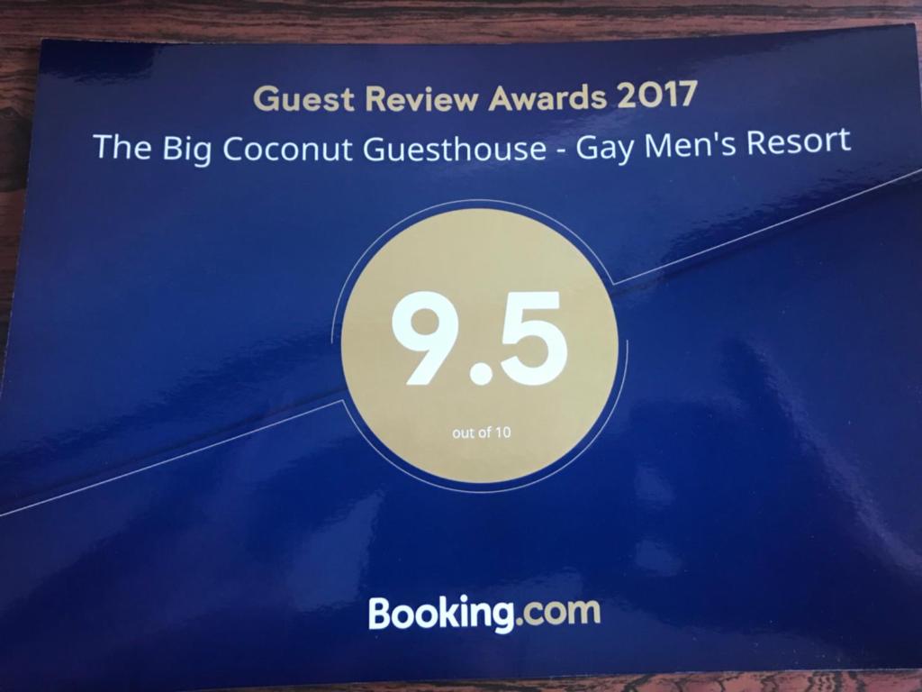 Certifikát, hodnocení, plakát nebo jiný dokument vystavený v ubytování The Big Coconut Guesthouse - Gay Men's Resort