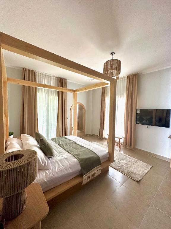 Postel nebo postele na pokoji v ubytování Babushka Boutique Hotel-Dahab