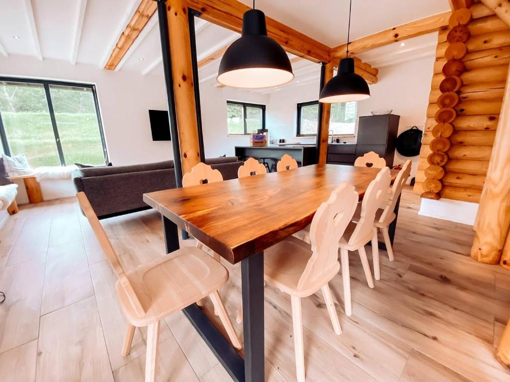 Posezení v ubytování Pur Natur! Wandern und Skifahren - Trahütti Premium Lodges