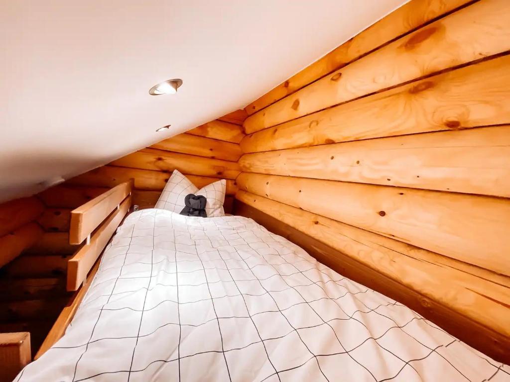 Postel nebo postele na pokoji v ubytování Pur Natur! Wandern und Skifahren - Trahütti Premium Lodges