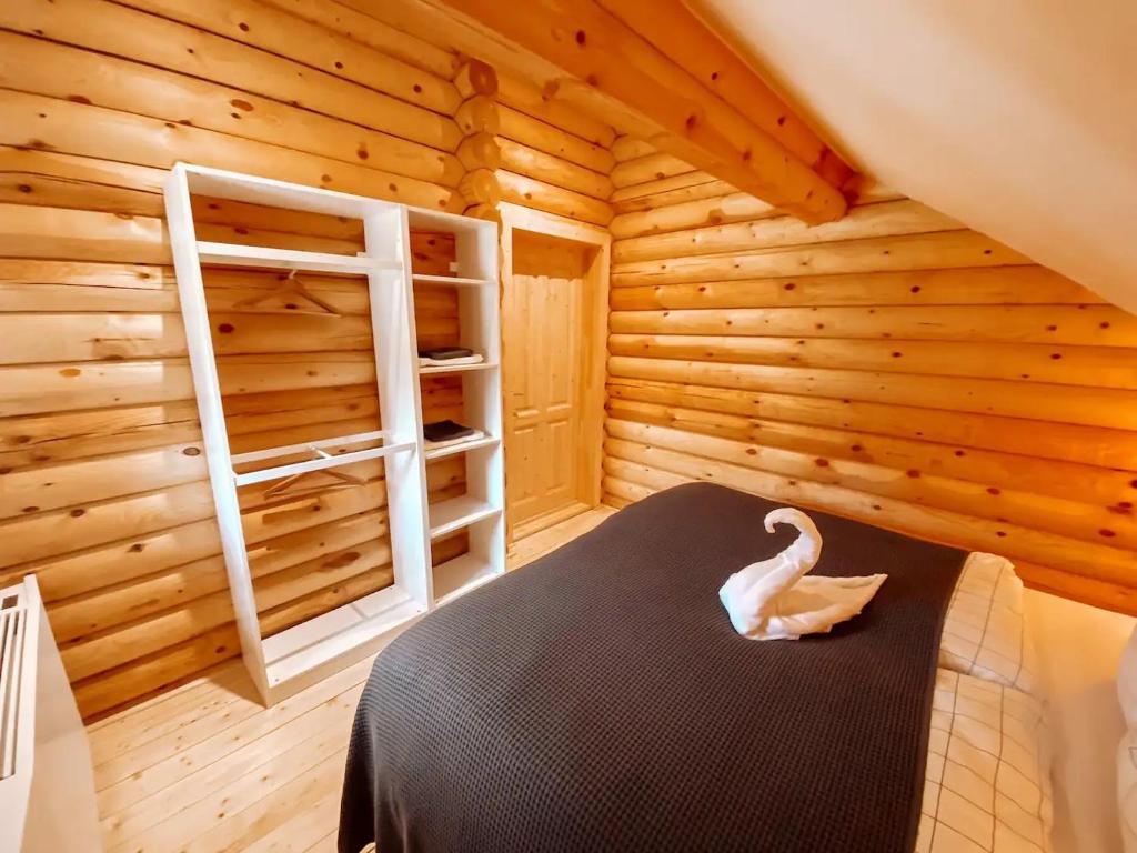 Postel nebo postele na pokoji v ubytování Pur Natur! Wandern und Skifahren - Trahütti Premium Lodges