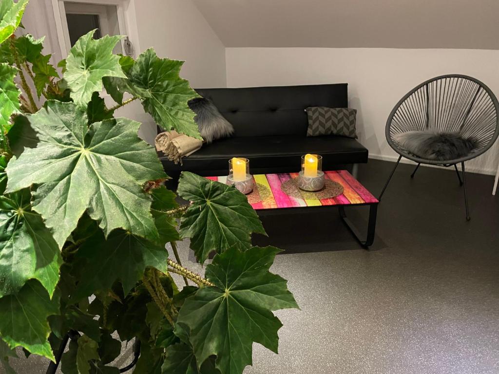 Posezení v ubytování Apartment Varnsdorf Nr.1