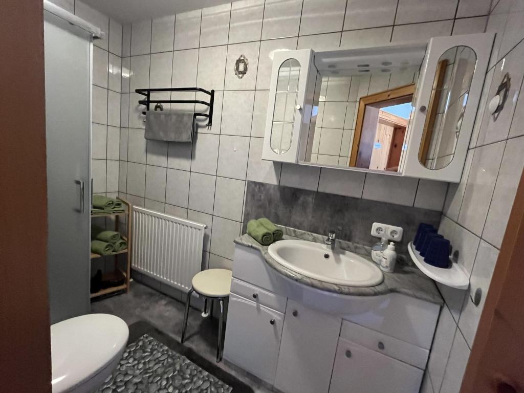 Kúpeľňa v ubytovaní Apartment Familie Thomas und Angelika Melmer