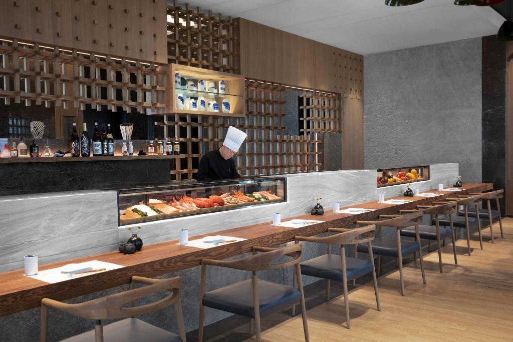 Nápoje v ubytování Zhangjiagang Marriott Hotel
