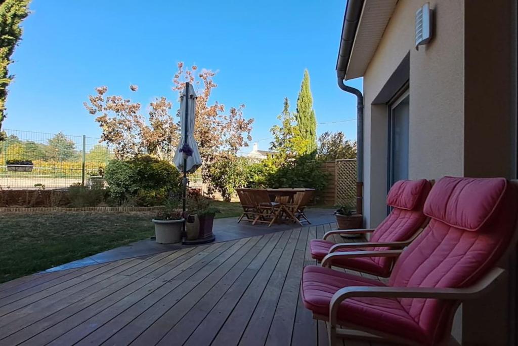 Zahrada ubytování Villa des Climats Bourgogne