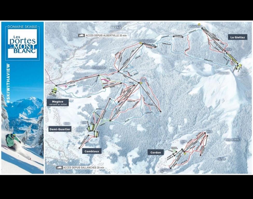 Fotografie z fotogalerie ubytování Studio porte du Mont Blanc Combloux aux pieds des pistes v destinaci Combloux