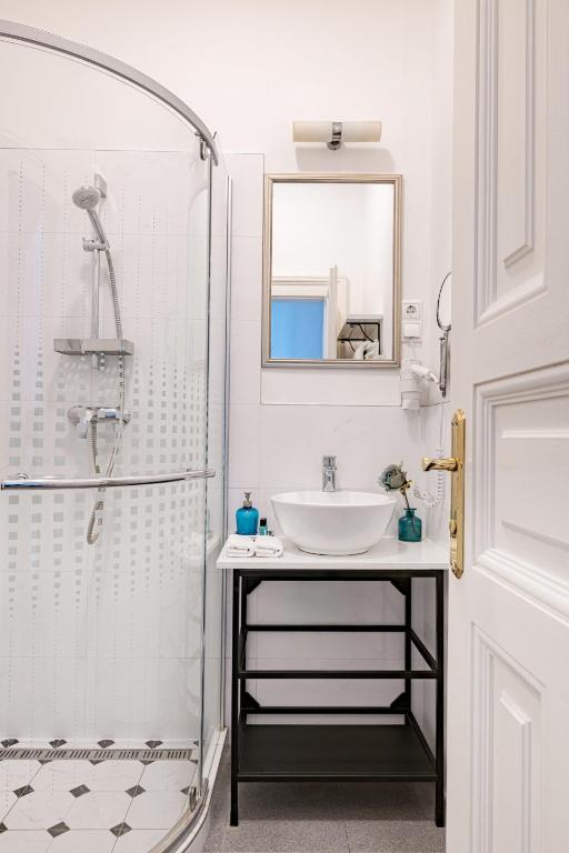 Koupelna v ubytování Beletage-Boutique Hotel