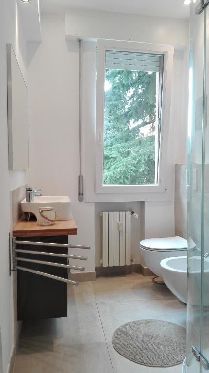 Koupelna v ubytování Frank's studio rooms