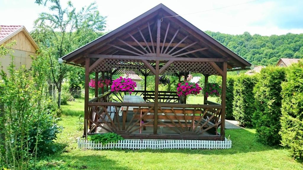 Zahrada ubytování Casa Flamingo