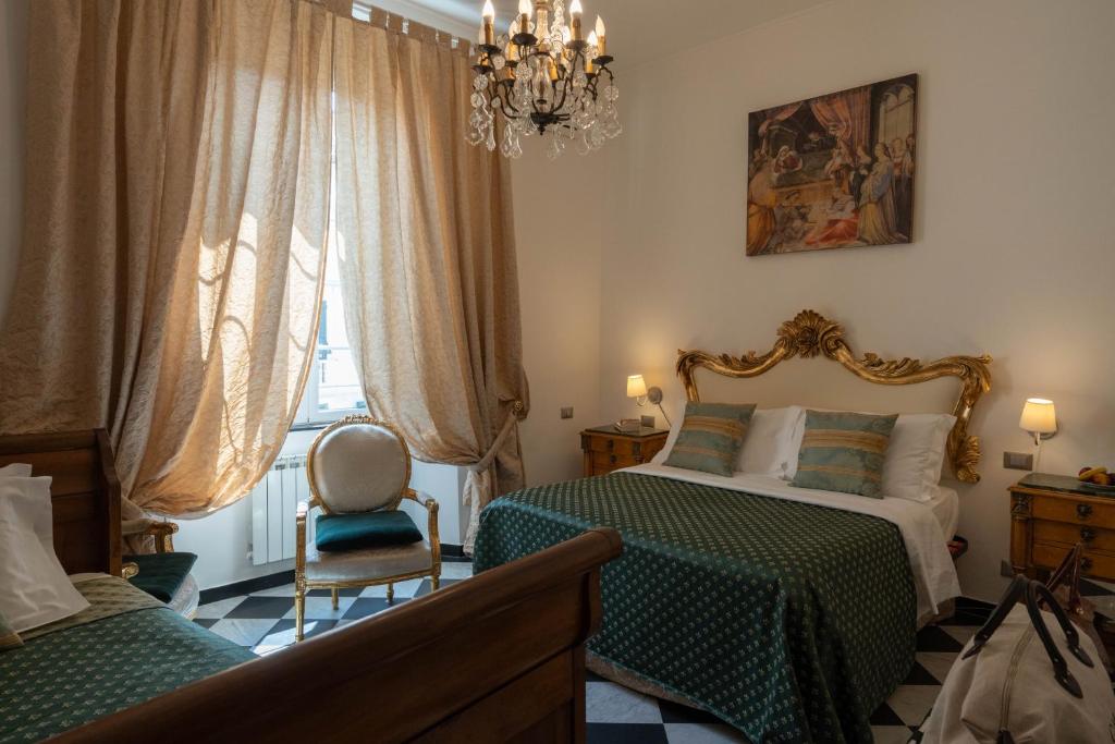 Postel nebo postele na pokoji v ubytování Morali Palace
