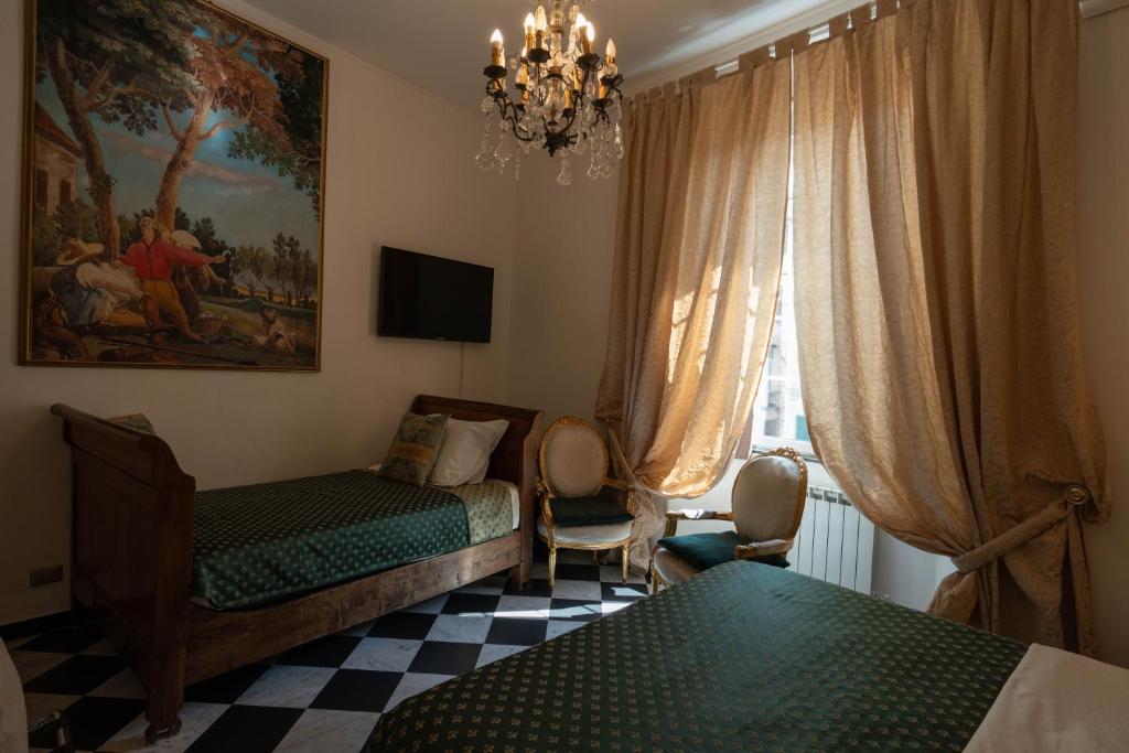 Postel nebo postele na pokoji v ubytování Morali Palace