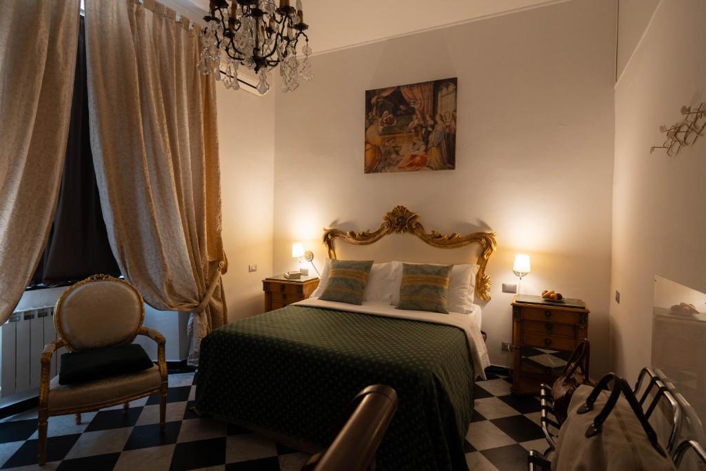 Postel nebo postele na pokoji v ubytování Morali Palace