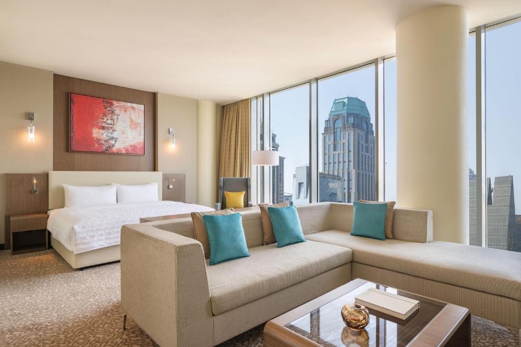 Posezení v ubytování Le Méridien City Center Doha