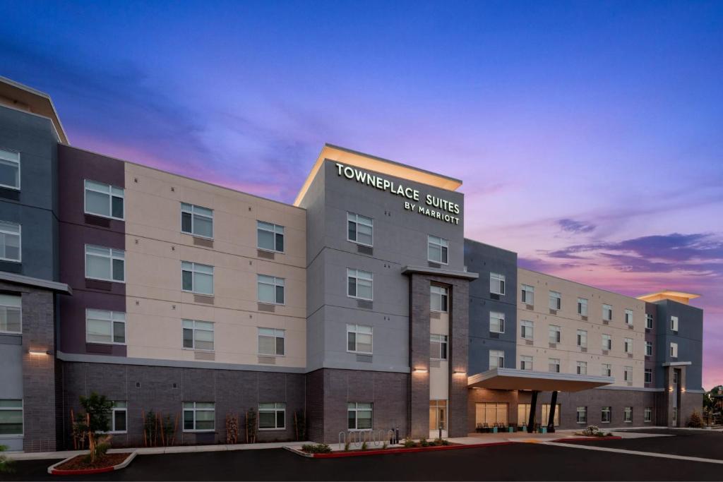 a rendering of a building with a hotel at TownePlace Suites by Marriott Sacramento Rancho Cordova in Rancho Cordova
