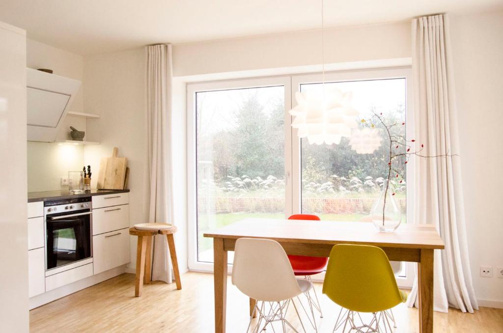 Kuchyň nebo kuchyňský kout v ubytování Haus129