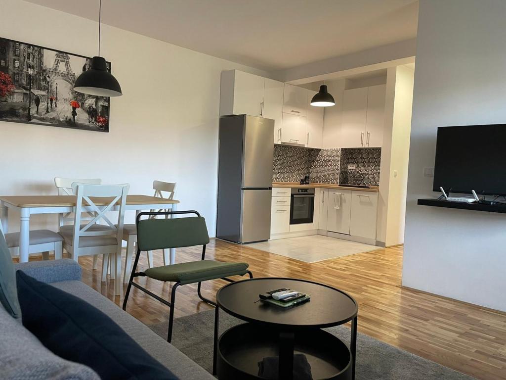 Prostor za sedenje u objektu Apartman 028