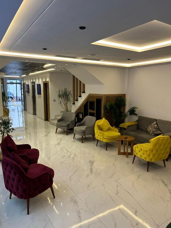 Istumisnurk majutusasutuses Twin Hotel Tanger