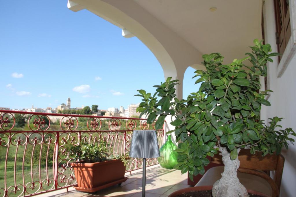 Balkon lub taras w obiekcie B&B Le Terrazze Lama Balice