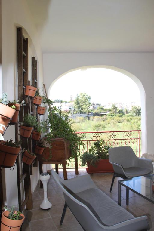 Balkon lub taras w obiekcie B&B Le Terrazze Lama Balice