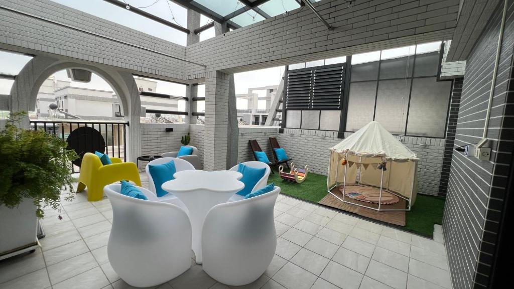 Posezení v ubytování Panda Homestay
